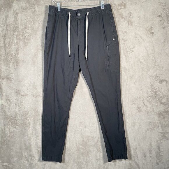 Vuori Ripstop Pants Men’s Large DuraTerra Charcoal Hiking Gorpcore Style V412 - Picture 2 of 15